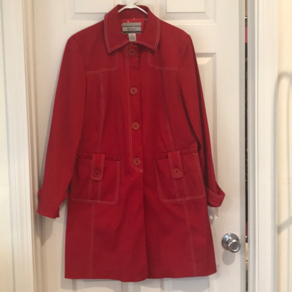 Nine & Company stretch rain coat